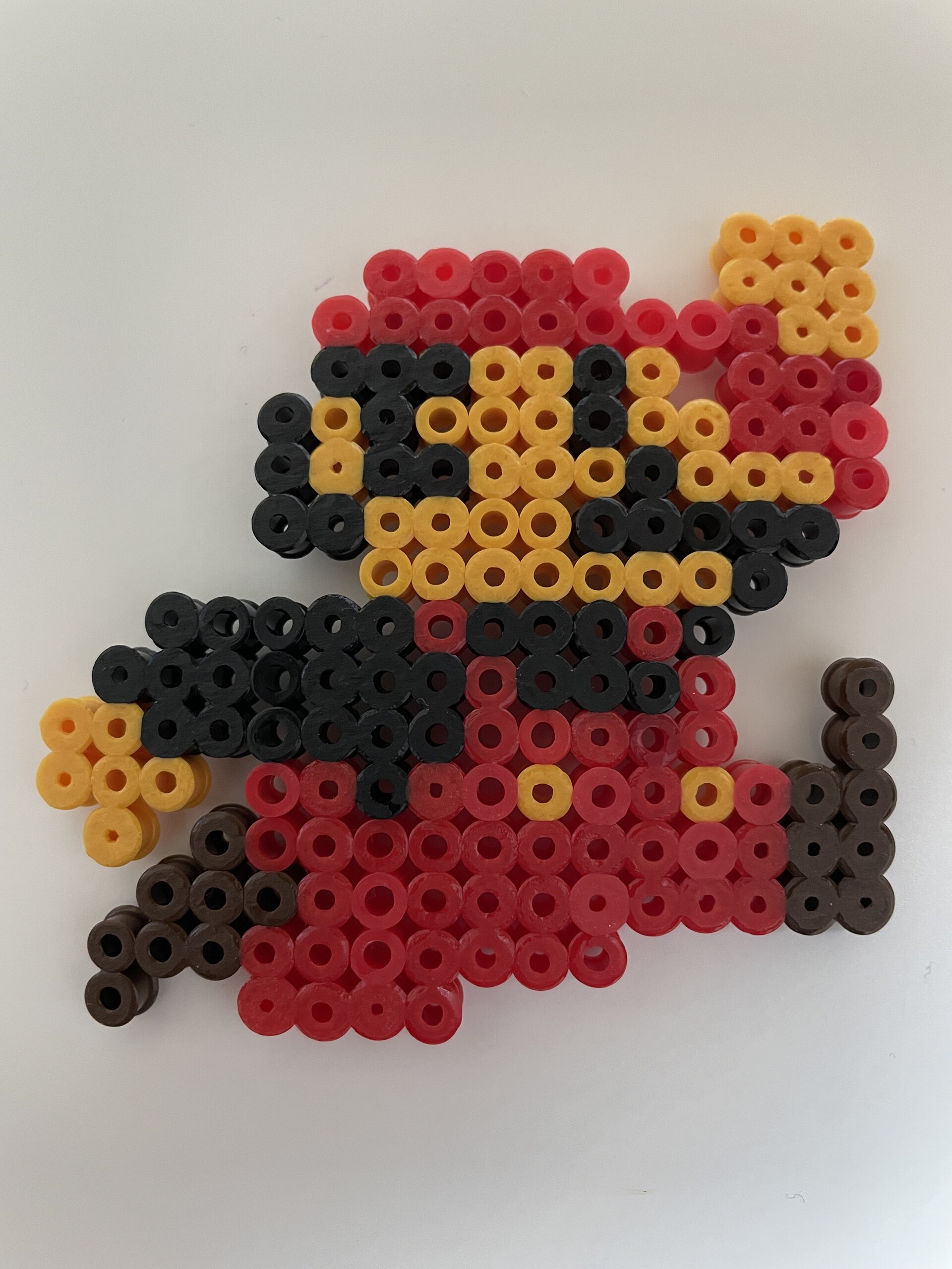 Mario – jumping – fuse bead design 003