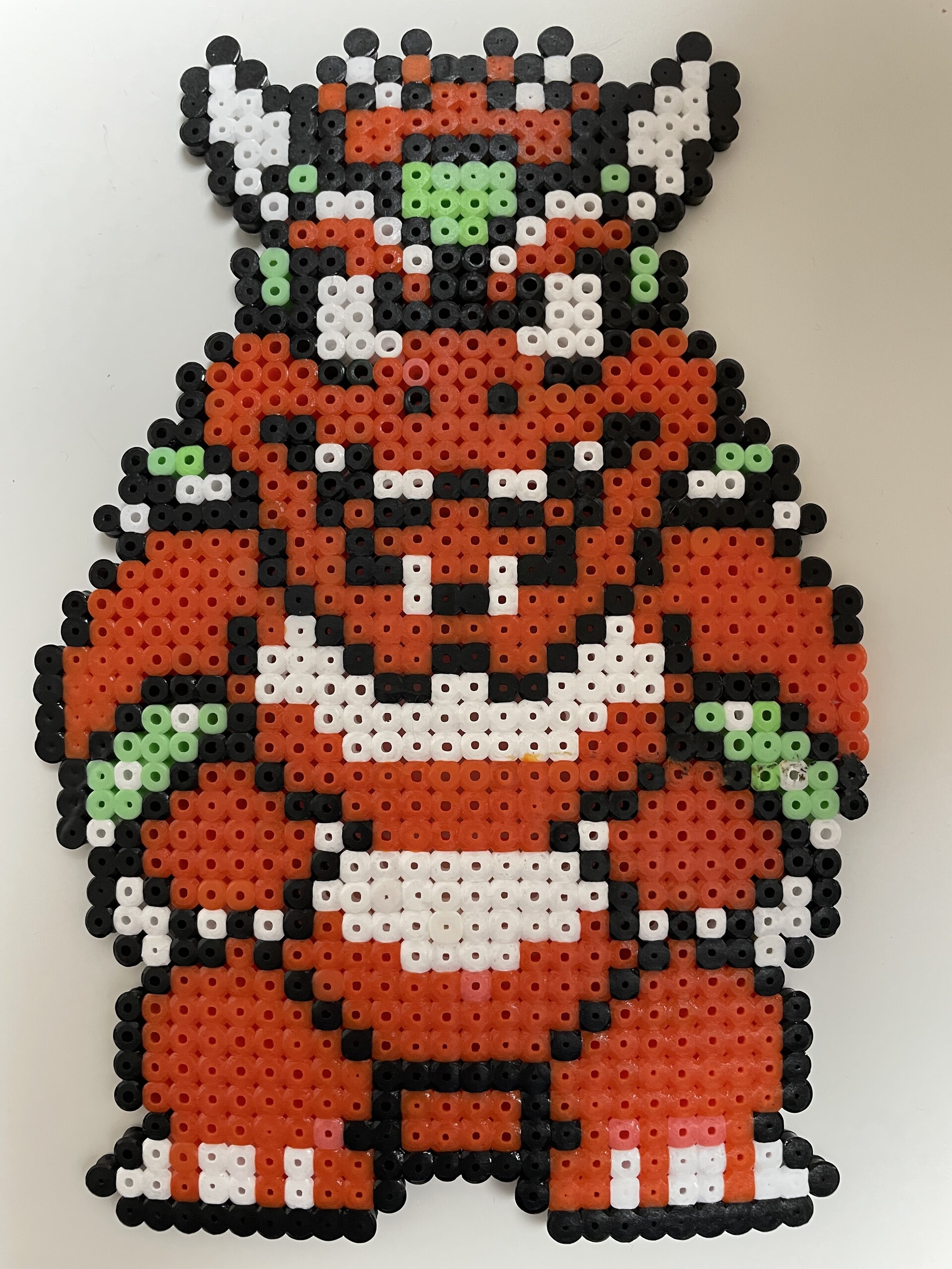 Bowser – fuse bead design 016
