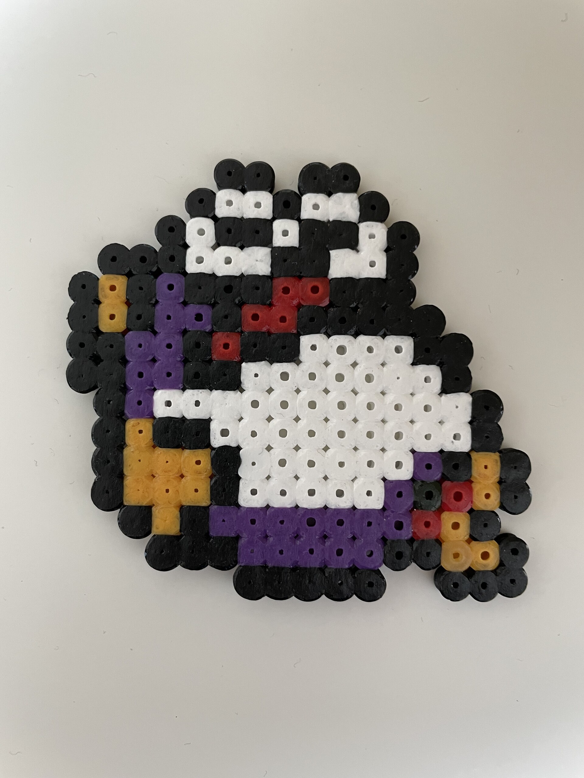 Mechakoopa – stunned – fuse bead design 049