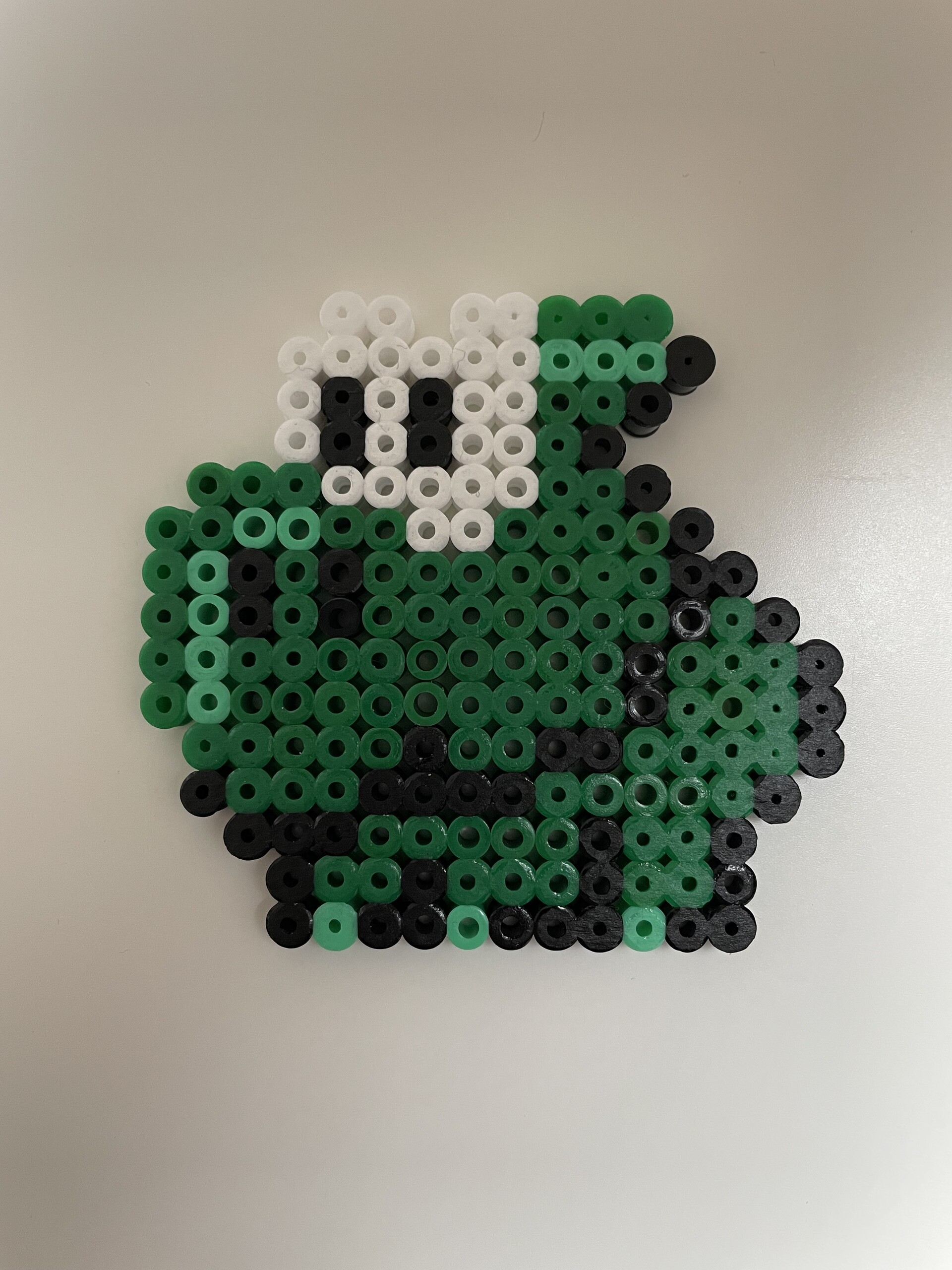 Green Yoshi – fuse bead design 074