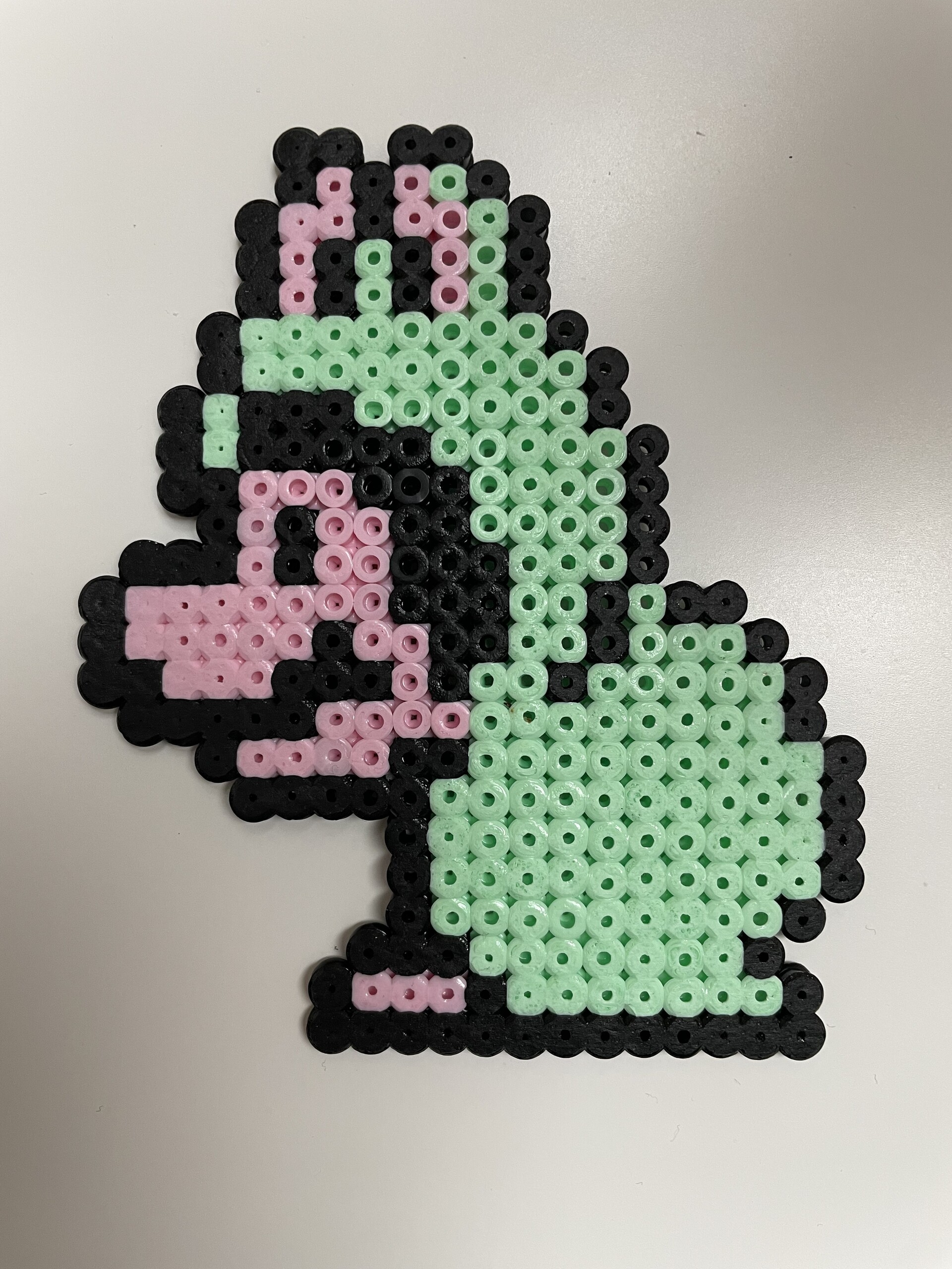 Frog Mario – fuse bead design 092