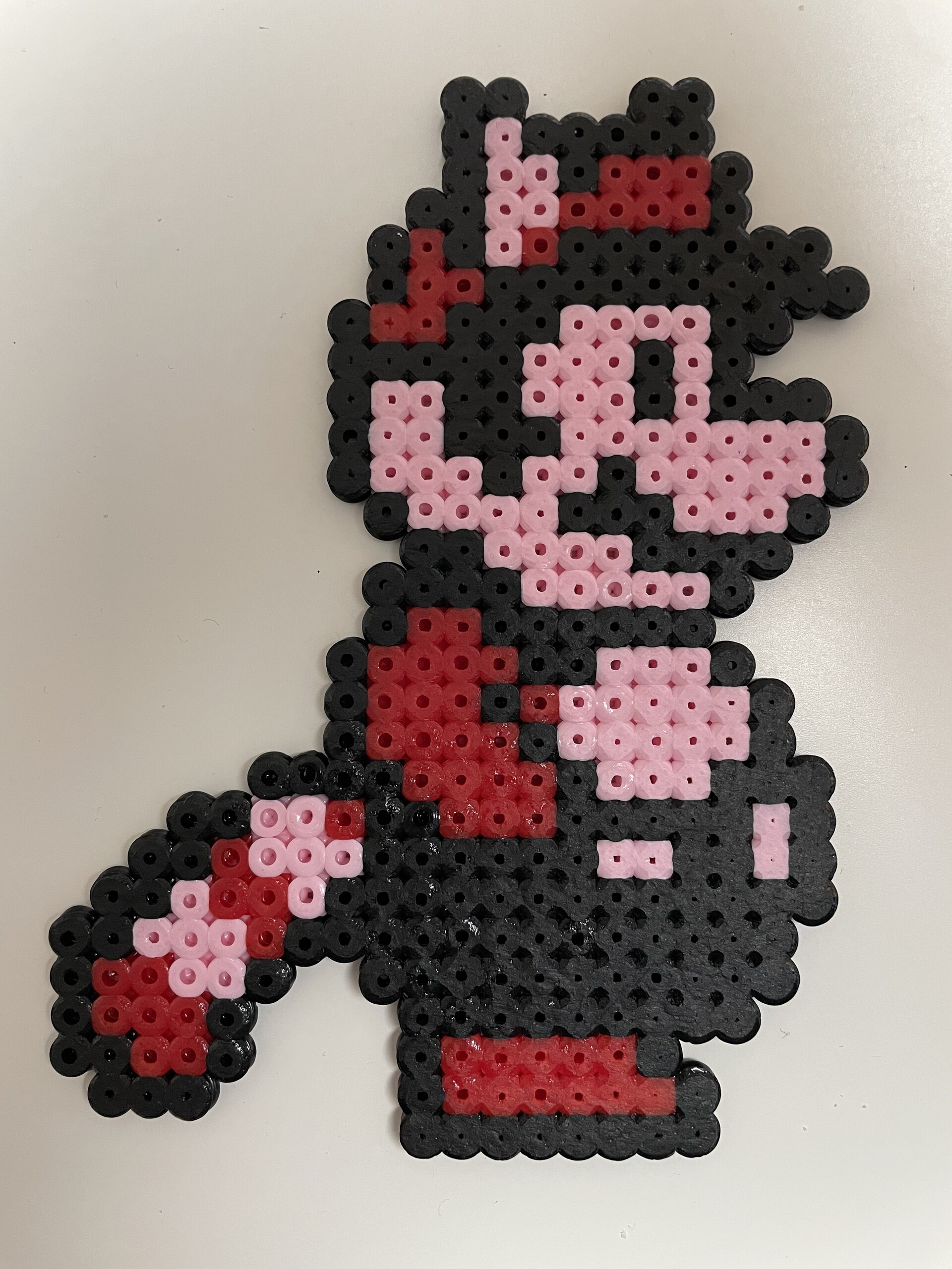 Raccoon Mario – fuse bead design 094