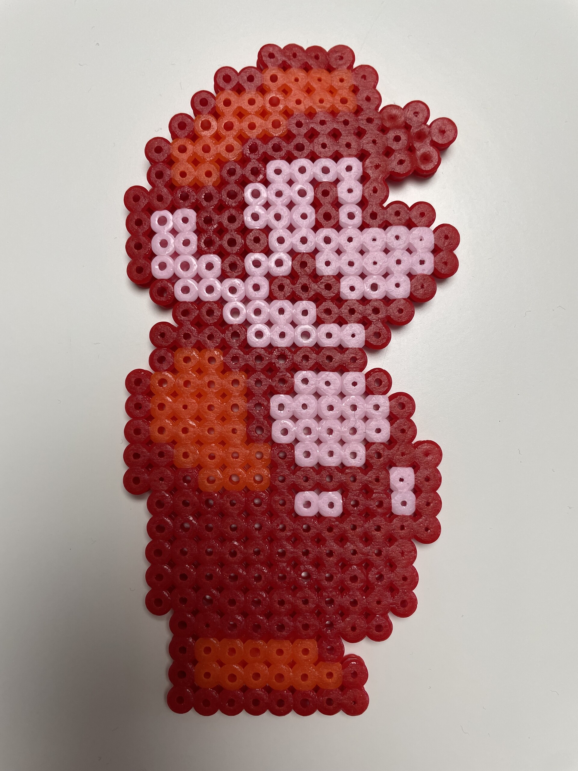 Mario – red – fuse bead design 106